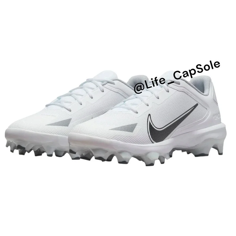Size 10.5 Nike Force Trout 8 Pro MCS Baseball Cleats White CZ5914-100 Men's New